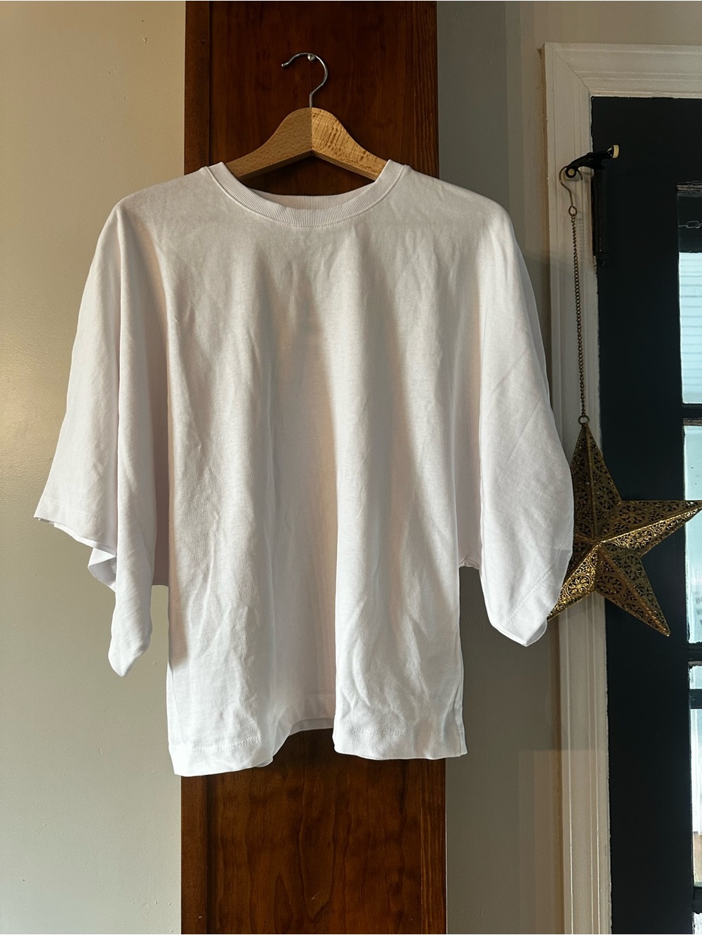 Zara White Short Sleeve Tee